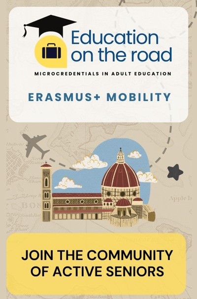 We have prepared the first project brochure within the framework of the project “Education on the road – microcredentials in adult education.”